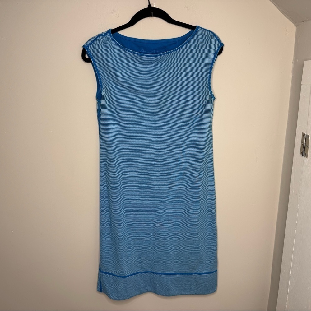 Tommy Bahamma Ocean Blue Pinstripe T-shirt Dress (4-6) - Picture 2 of 7